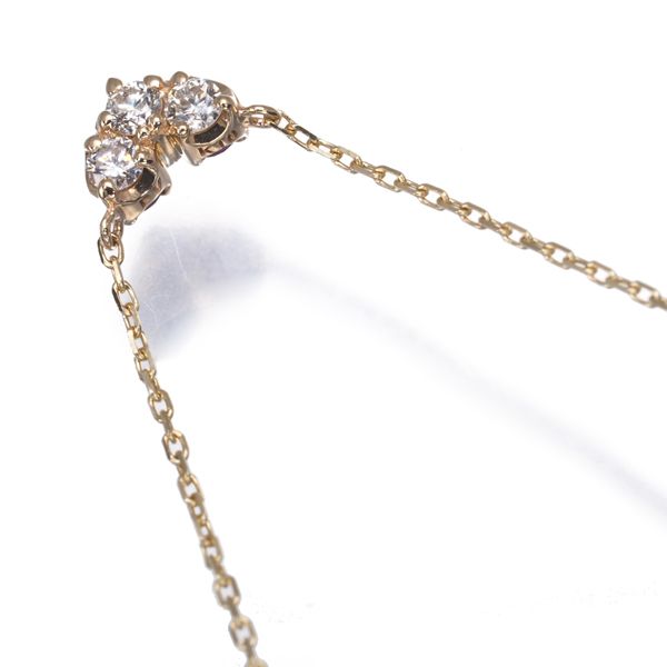ポンテヴェキオ ネックレス ダイヤ ダイヤモンド 0.08ct アメジスト