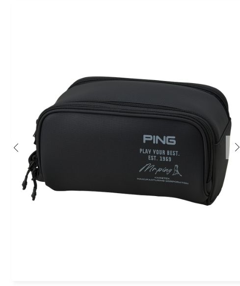 PING ｺﾞｰﾙﾄﾞラインポーチ|ゴルフ|小物入れ|ピン|2025モデル|