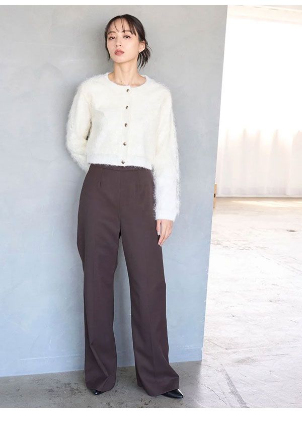  10 OFF スナイデル SNIDEL トップス 25秋冬 ストラクチャーレースニットカーディガン 刺繍 モヘア ミドル丈 長袖 swnt 255113 長袖 カーディガン ボレロ アンサンブル