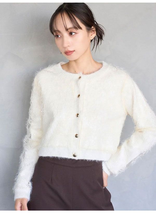 モヘア ミドル丈