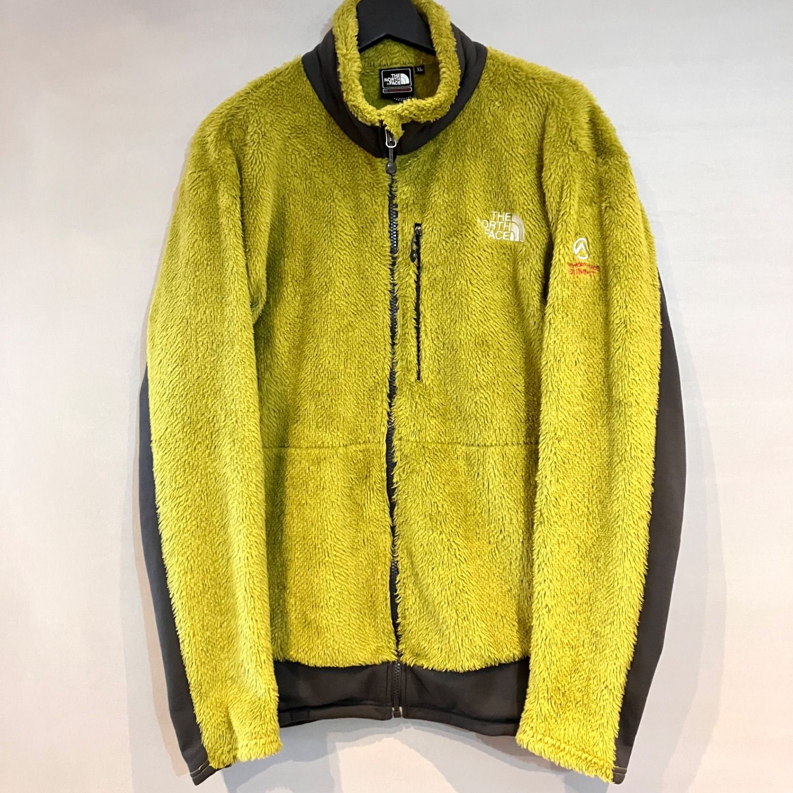 THE NORTH FACE ザ ノースフェイス VERSA AIR ZIP IN JACKET バーサエアー ジップインジャケット 若草色 ライムグリーン メンズ XLサイズ