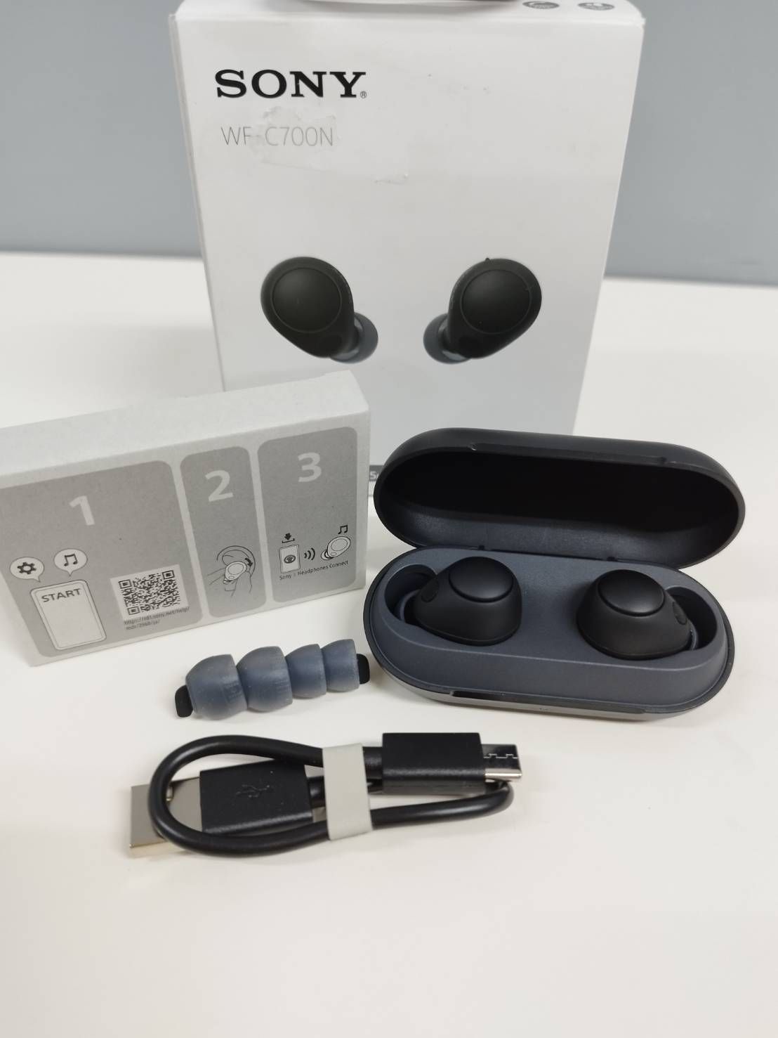 SONY WF-C 700 N ワイヤレスイヤホン YY 2968 ブラック