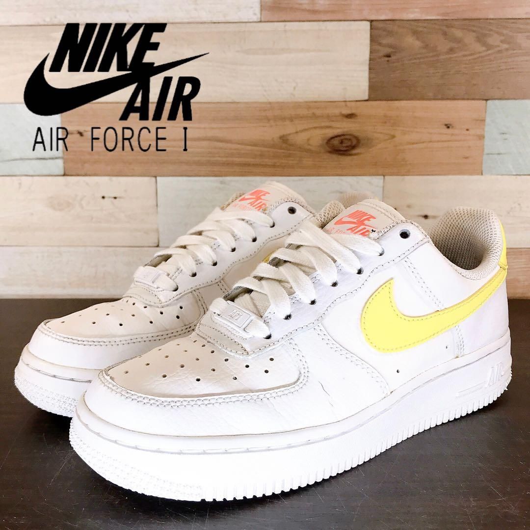 NIKE AIR FORCE 1 07 LOW WHITE LIGHT CITRON エア フォース 1 ロー