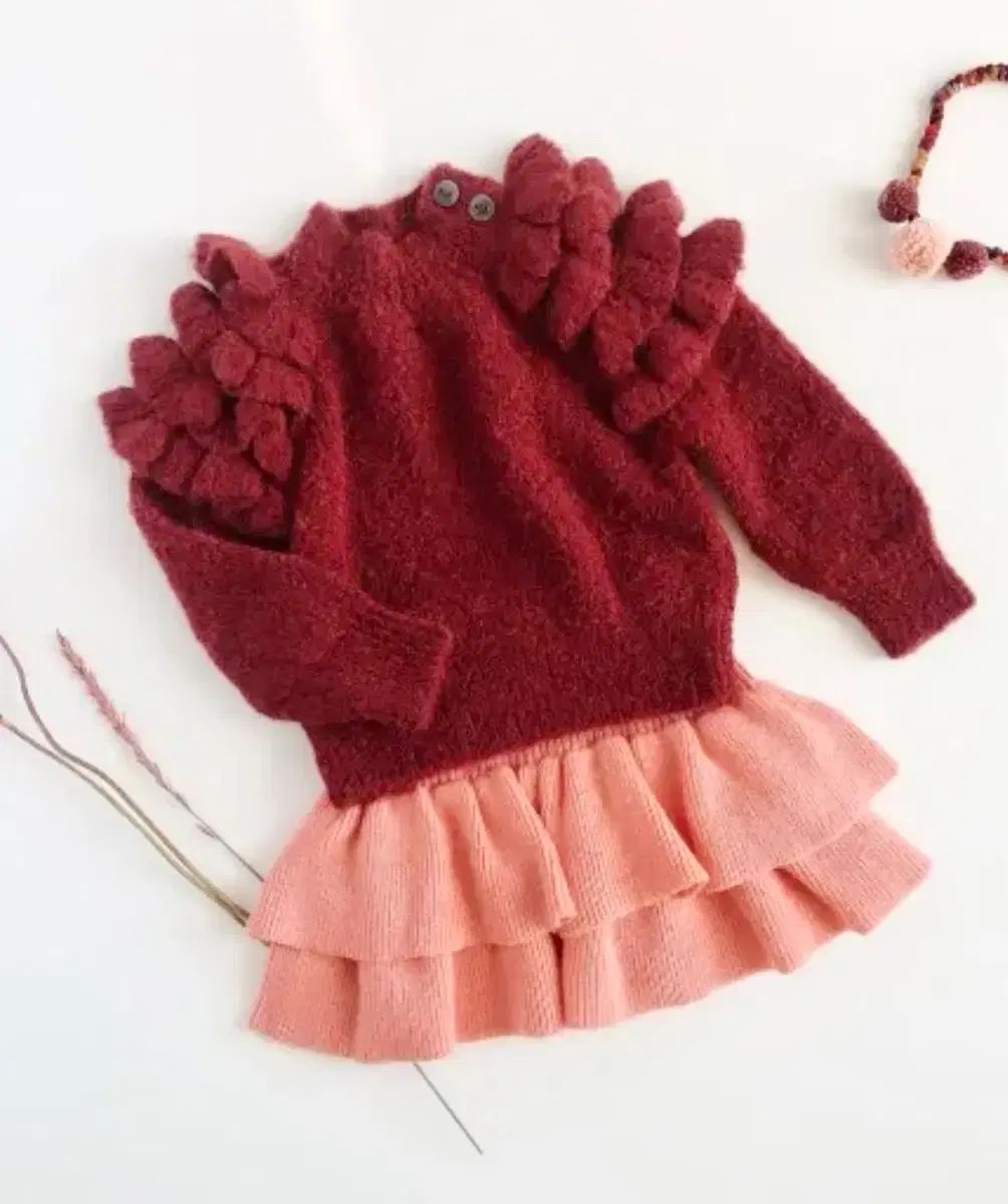 クランベリー ニット