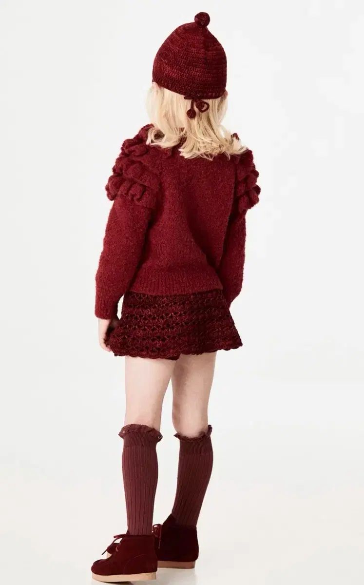 ミシャ アンド ファー クランベリー ニット セーター - ジョガーパンツ 8 9歳