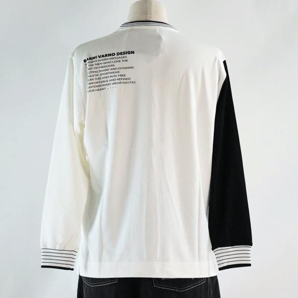 バーニヴァーノ 長袖Tシャツ BAW-MTN4860 ロンt メンズ カジュアル