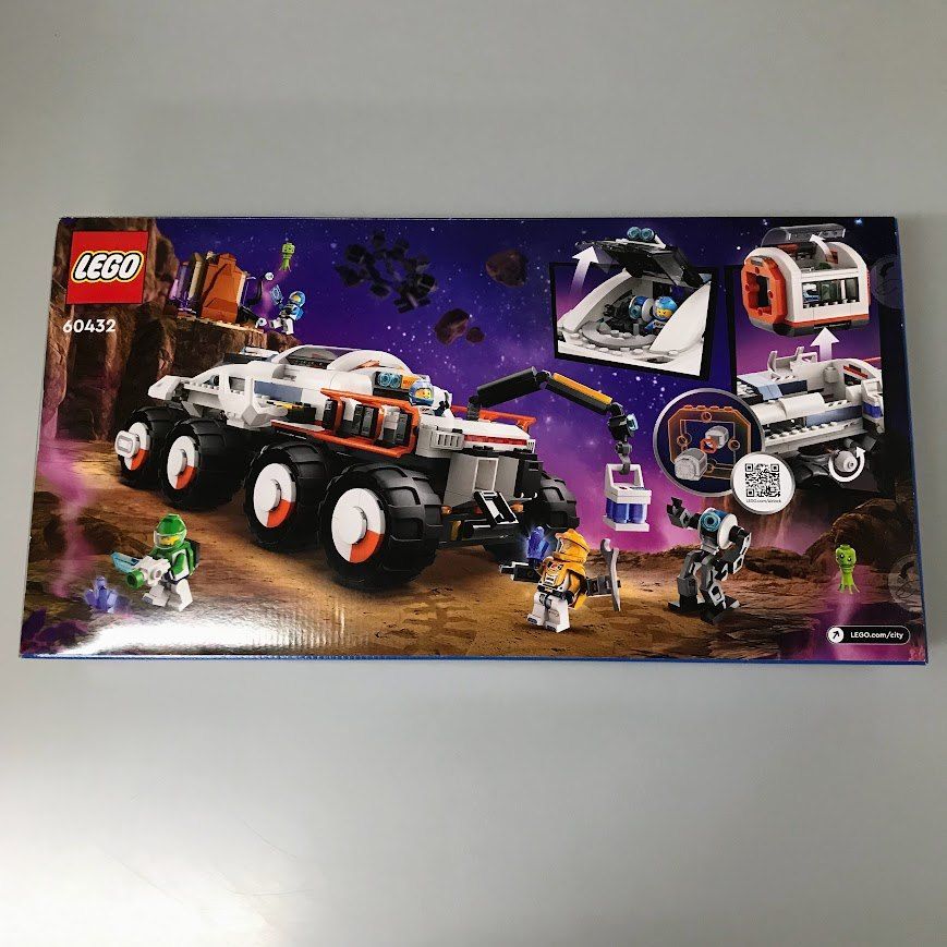 LEGO レゴ レゴシティ 60432 クレーン付き指令探査車 製造終了品 DB-149-T 宇宙シリーズ SPACE スペース ミニフィグ 宇宙飛行士 エイリアン ロボット 372