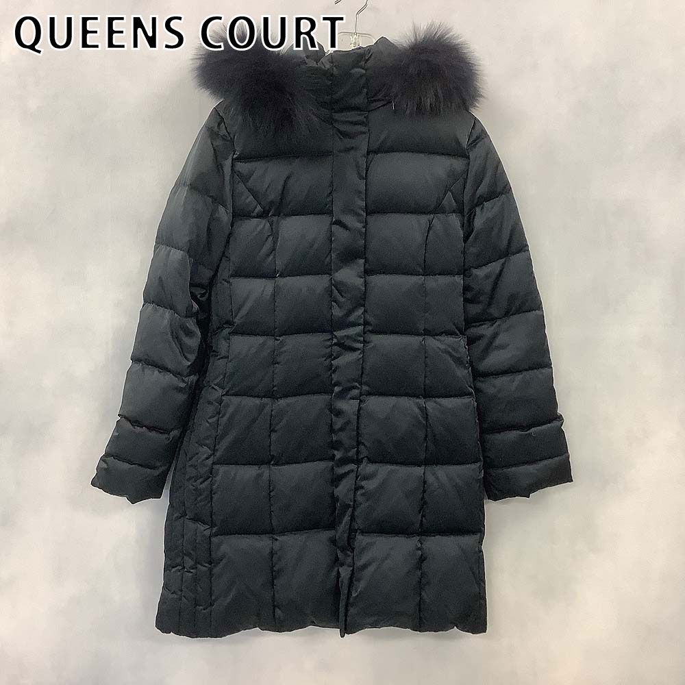 QUEENS COURT クイーンズコート ダウンコート フォックスファー - メルカリ