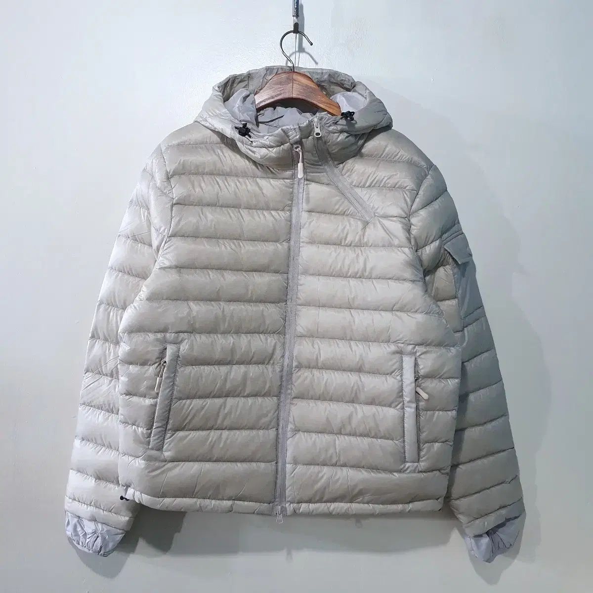 FW新作) パイソン柄 ダックダウン ウォーマー 軽量ダウン 5color M L