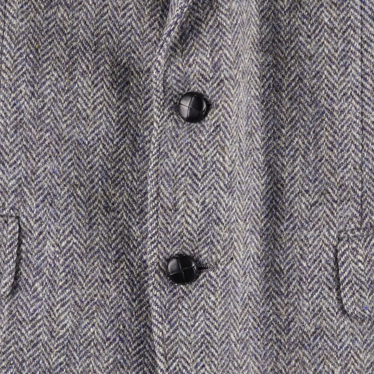 90年代 USA製 Harris Tweed ハリスツイード テーラードジャケット