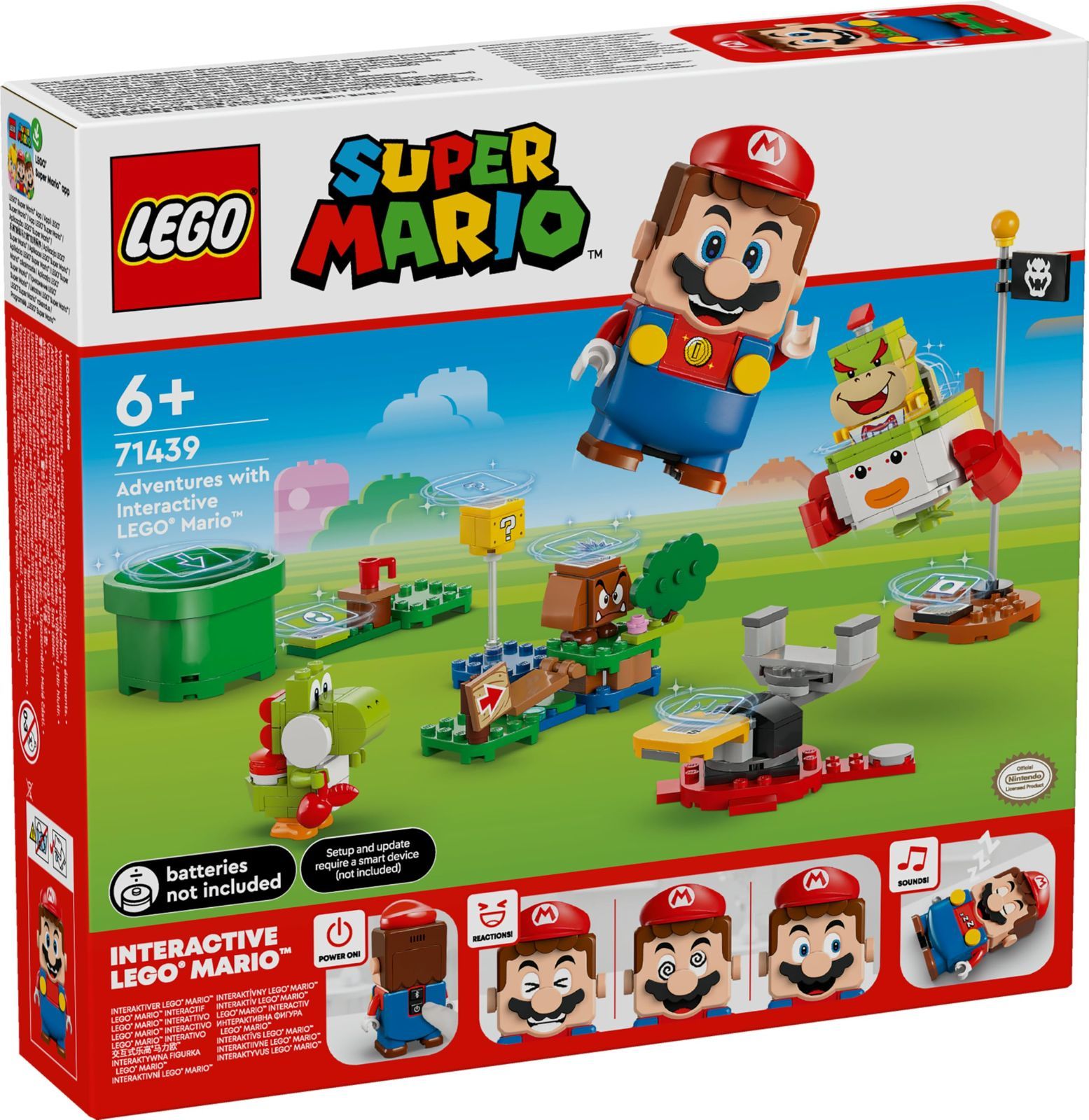 【新着商品】レゴ(LEGO) スーパーマリオ レゴ(R)マリオ と ぼうけん! おもちゃ 玩具 誕生日 プレゼント ブロック 知育 男の子 女の子 子供 6歳 7歳 8歳 9歳 マリオ グッズ ゲーム 71439 おもちゃ 誕生日プレゼント 誕生日 プレゼント 子供 ギフト 男の子 女の子 スーパーマリオ おもちゃ ワクワク大冒険ゲームJr. 電池不要 集中力 思考力 手先の器用さを遊びながら身に着けられます 4歳 5歳 6歳 キャラクターグッズ 知育玩具