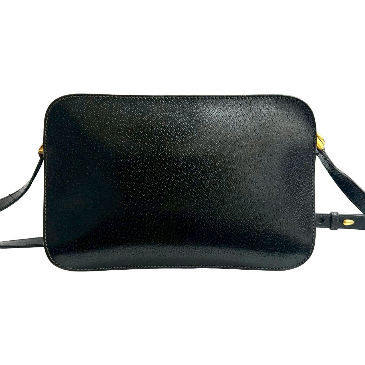 極 美品 GUCCI グッチ オールドグッチ ヴィンテージ GG ロゴ レザー 本