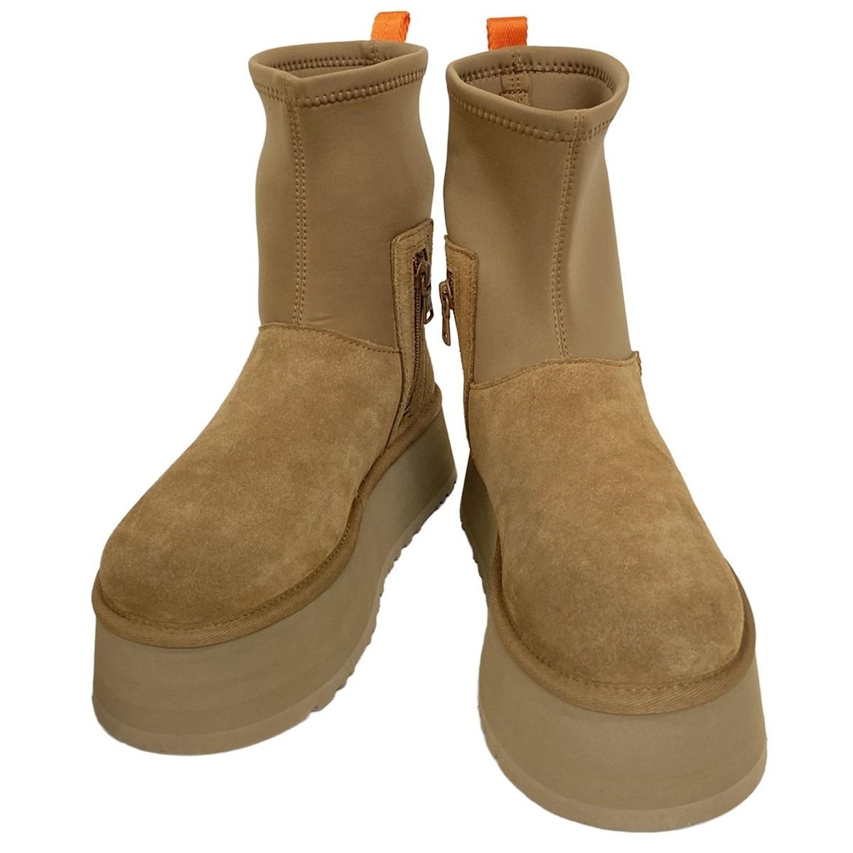 UGG アグ ショートブーツ 22 レディース クラシック ディッパー 1144031 ブラウン プラットフォーム