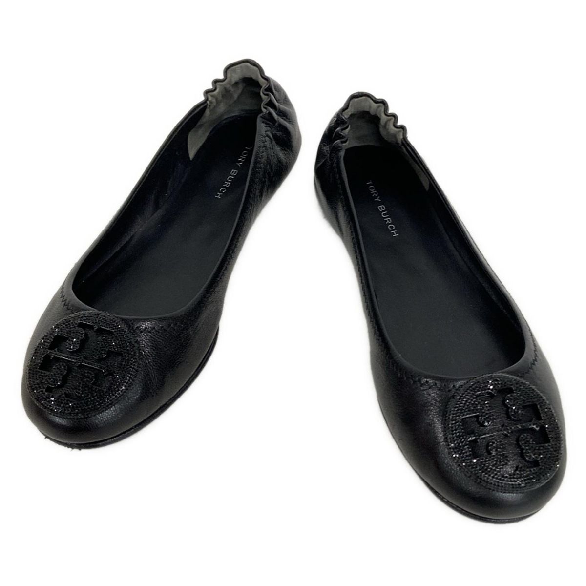 Torry Burch ラインストーンフラットシューズ TORY BURCH（トリーバーチ） シューズ バレエシューズ 148336 001