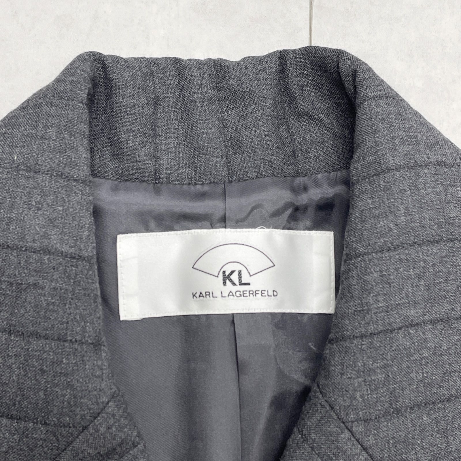 KARL LAGERFELD カールラガーフェルド ロングコート キルティング 