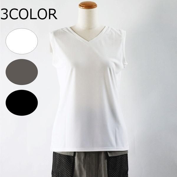 タンクトップ カットソー 38サイズ ガノッシュ 247-81049 春 夏 30代 40代 50代 レディース カジュアル 1点物 新品 ganosch 長袖Tシャツ lady