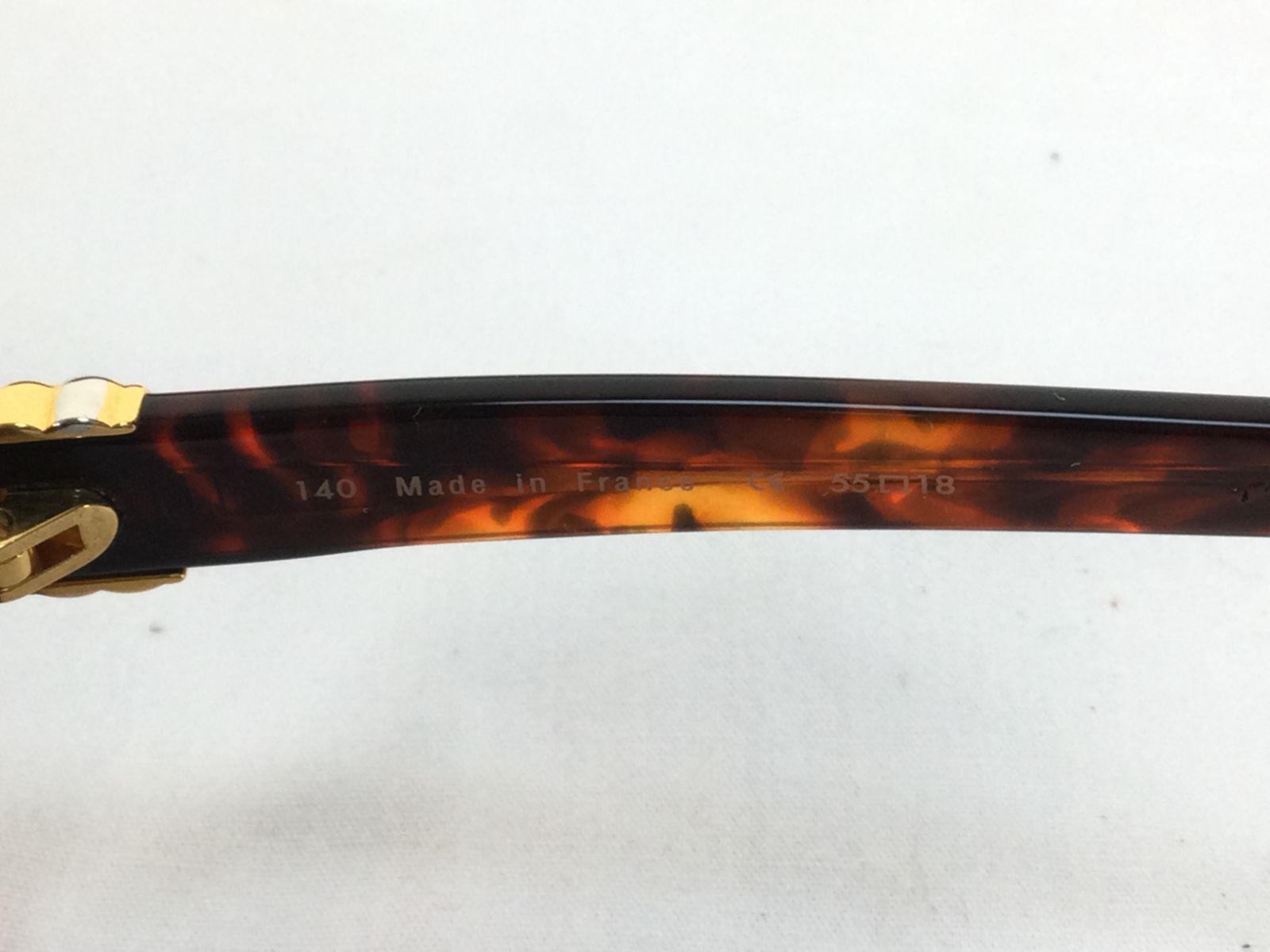 Cartier カルティエ OLD JASPE サングラス 55 18 アイウェア べっ甲柄 ファッション ケース付き