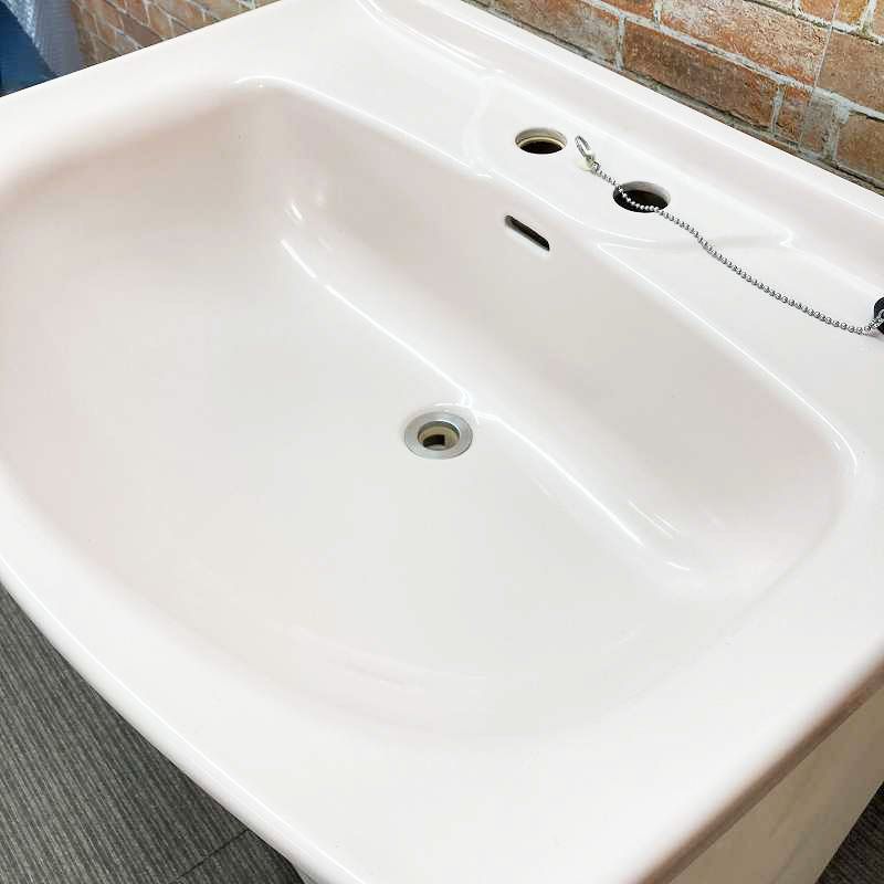中古品】【中古・訳あり】 National 陶器製 2枚扉タイプ 手洗台 洗面 中古品】【中古・訳あり】 National 陶器製 2枚扉タイプ 手洗台 洗面