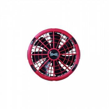 ジーベック(XEBEC) FA23112 18Vワンタッチファン2コ レッド 888