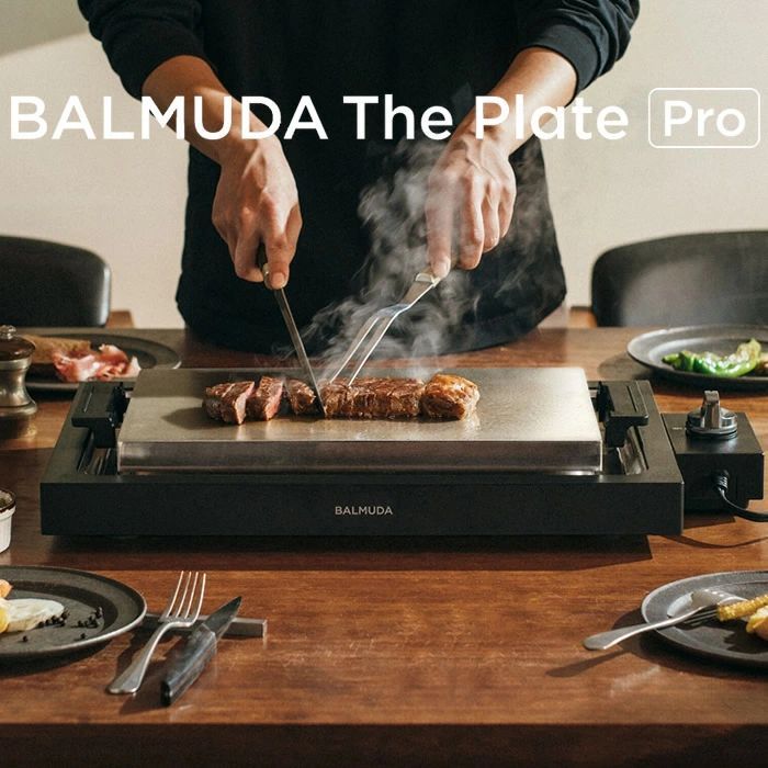 バルミューダ ザ プレート プロ BALMUDA The Plate Pro K 10 A BK ブラック ホットプレート 鉄板焼き ステーキ ライブキッチン