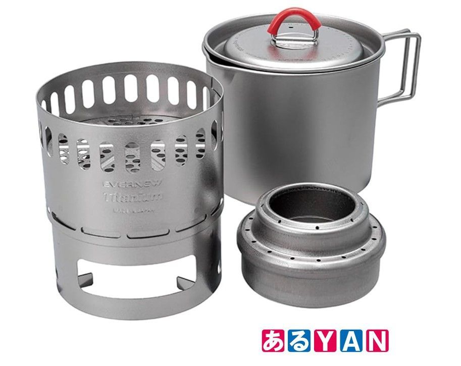 ♥ エバニュー EVER Ti Mug pot 500 Stove set ECA 538