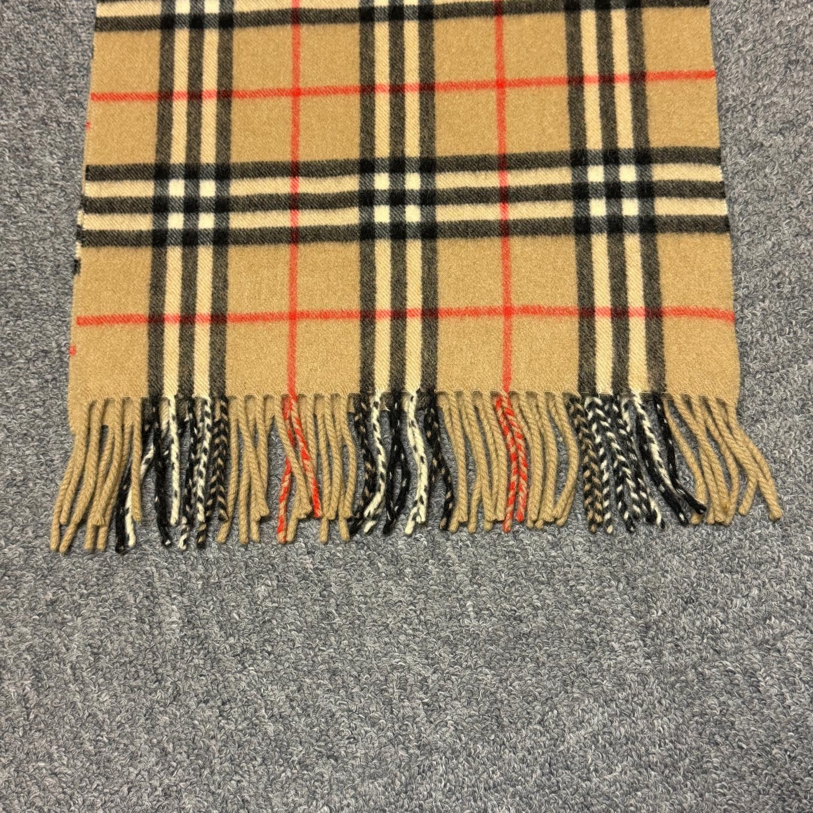 BURBERRY Classic Check Wool Scarf クラシックチェックウールマフラー