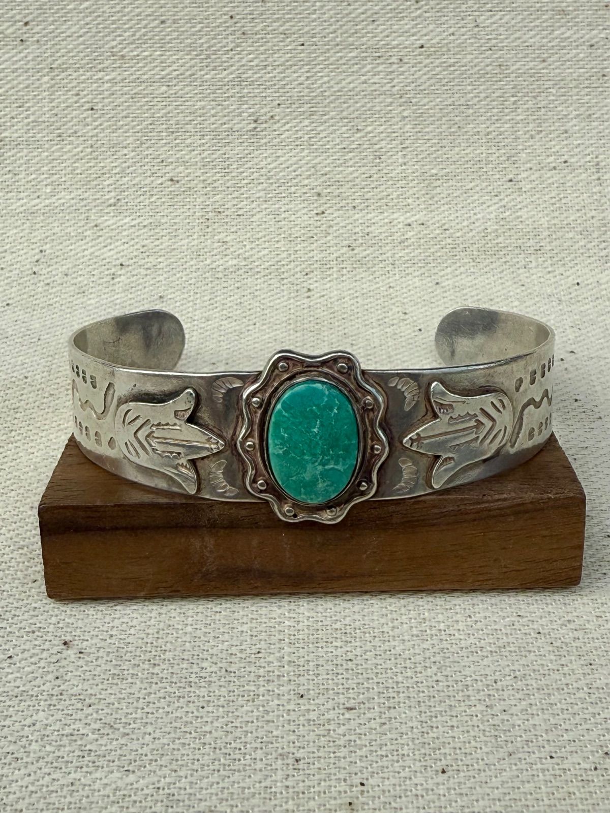 ナバホ アロー ターコイズ シルバー バングル フェザー スネーク フレッドハービー