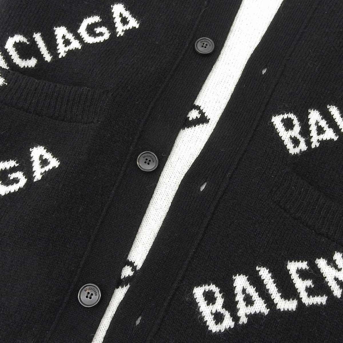BALENCIAGA(バレンシアガ) ロゴ カーディガン 2021年 トップス 総柄