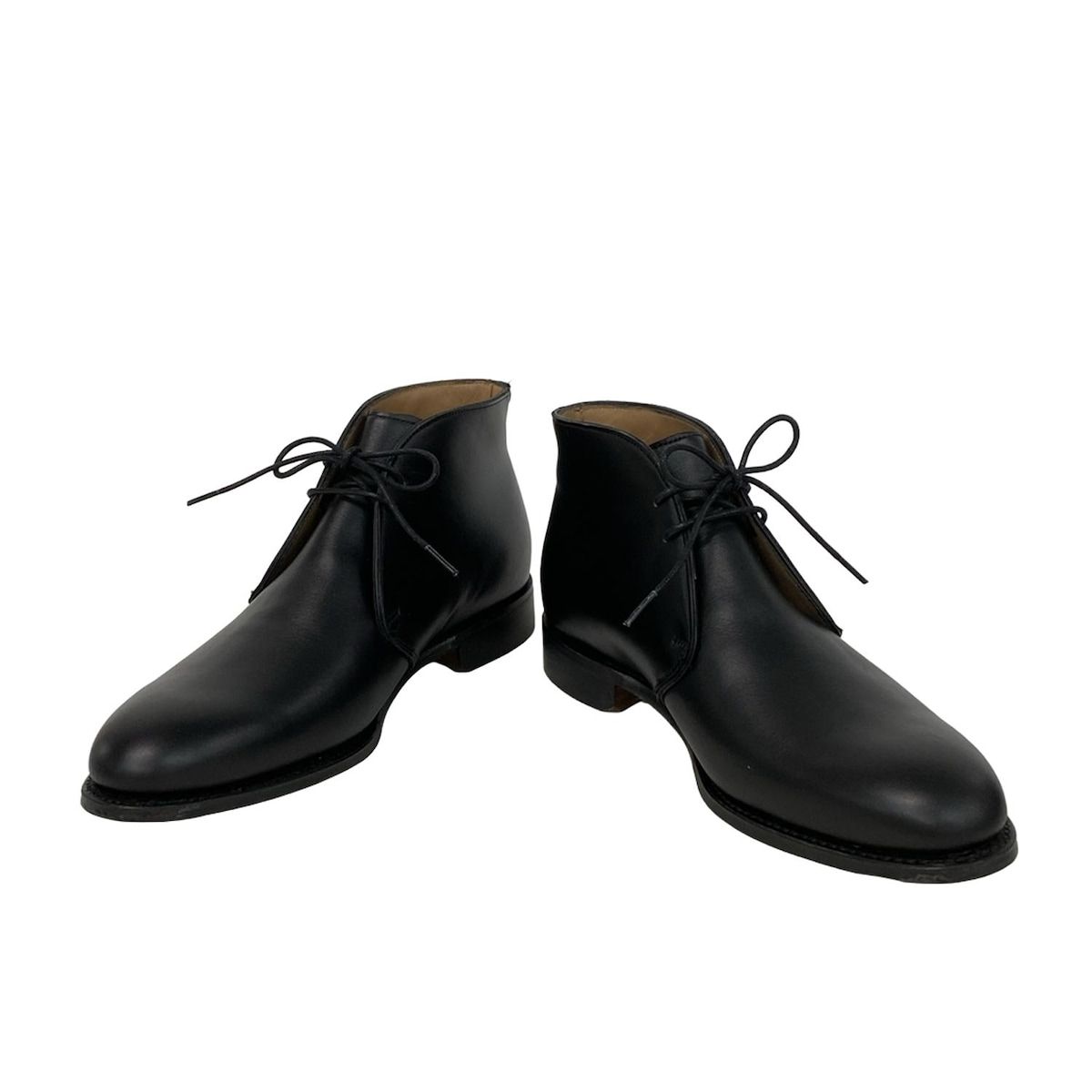 CHEANEY JOSEPH CHEANEY-SON チーニー ジョセフチーニー ショートブーツ 3 1 2 レディース - 黒 チャッカブーツ レザー