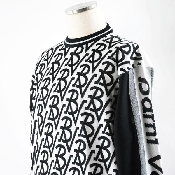 バーニヴァーノ セーター Lサイズ bss-nsw5003 KN ニット ロゴ 春 夏