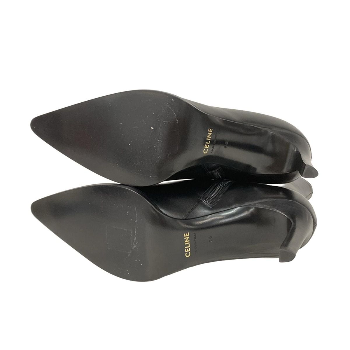 【CELINE セリーヌ】ショートブーツ 38 CELINE(セリーヌ) ナイロン レースアップ ブーツ シューズ 靴 (CELINE