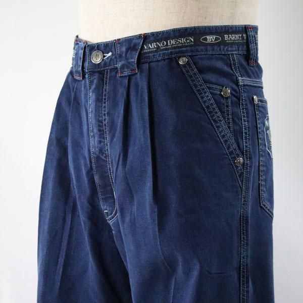 種類11:ネイビー/95 バーニヴァーノ 2タック デニムパンツ bss-ojs5278