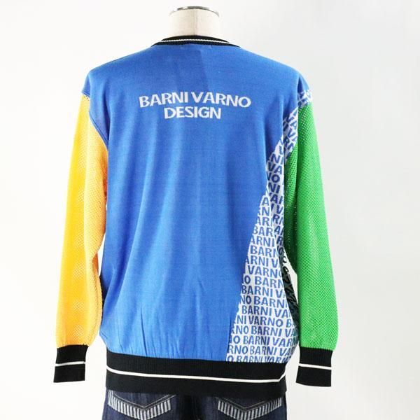 バーニヴァーノ セーター Lサイズ bss-osw5202 KN ニット ロゴ