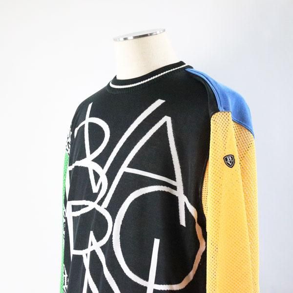 バーニヴァーノ セーター Lサイズ bss-osw5202 KN ニット ロゴ