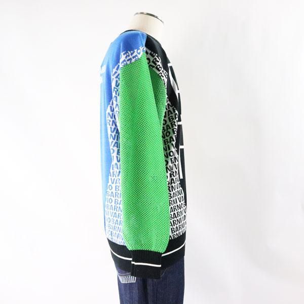 バーニヴァーノ セーター Lサイズ bss-osw5202 KN ニット ロゴ