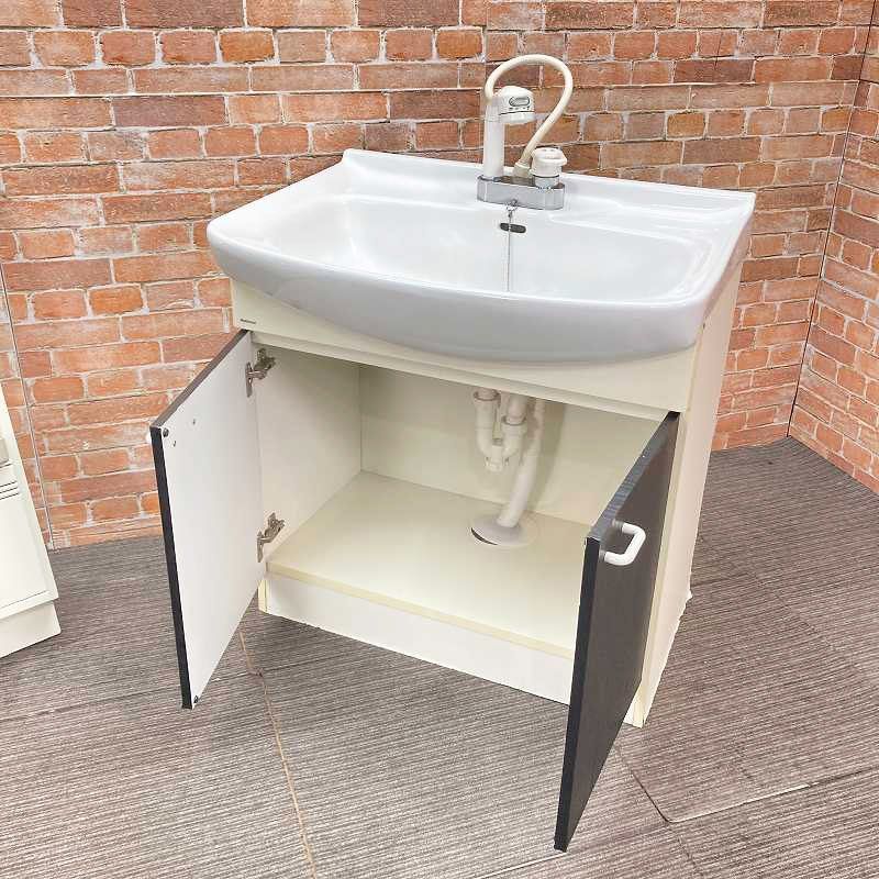 中古品】 National ナショナル 陶器製 水栓蛇口付き 手洗台 洗面化粧台