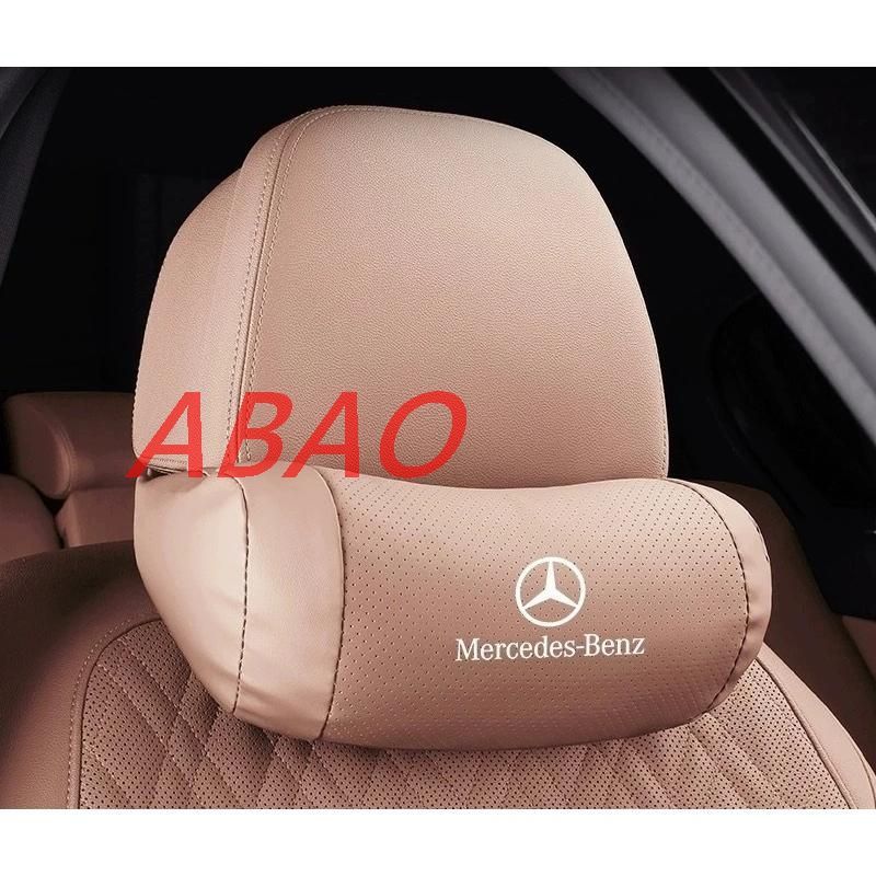 メルセデス・ベンツ BENZ☆ブラウン☆ネックパッド 腰クッション 車用