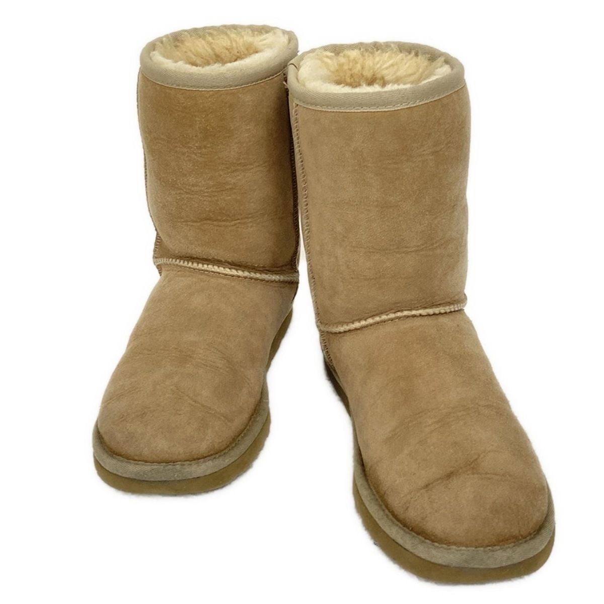 UGG アグ ショートブーツ 23 レディース クラシックショート 5825 ベージュ ムートン