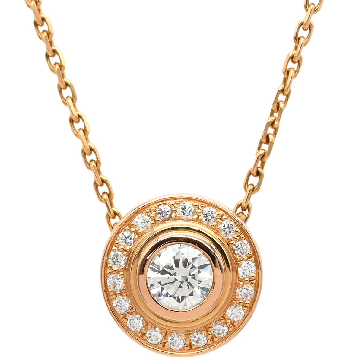 カルティエ Cartier ネックレス ダムール ピンクゴールド ダイヤモンド