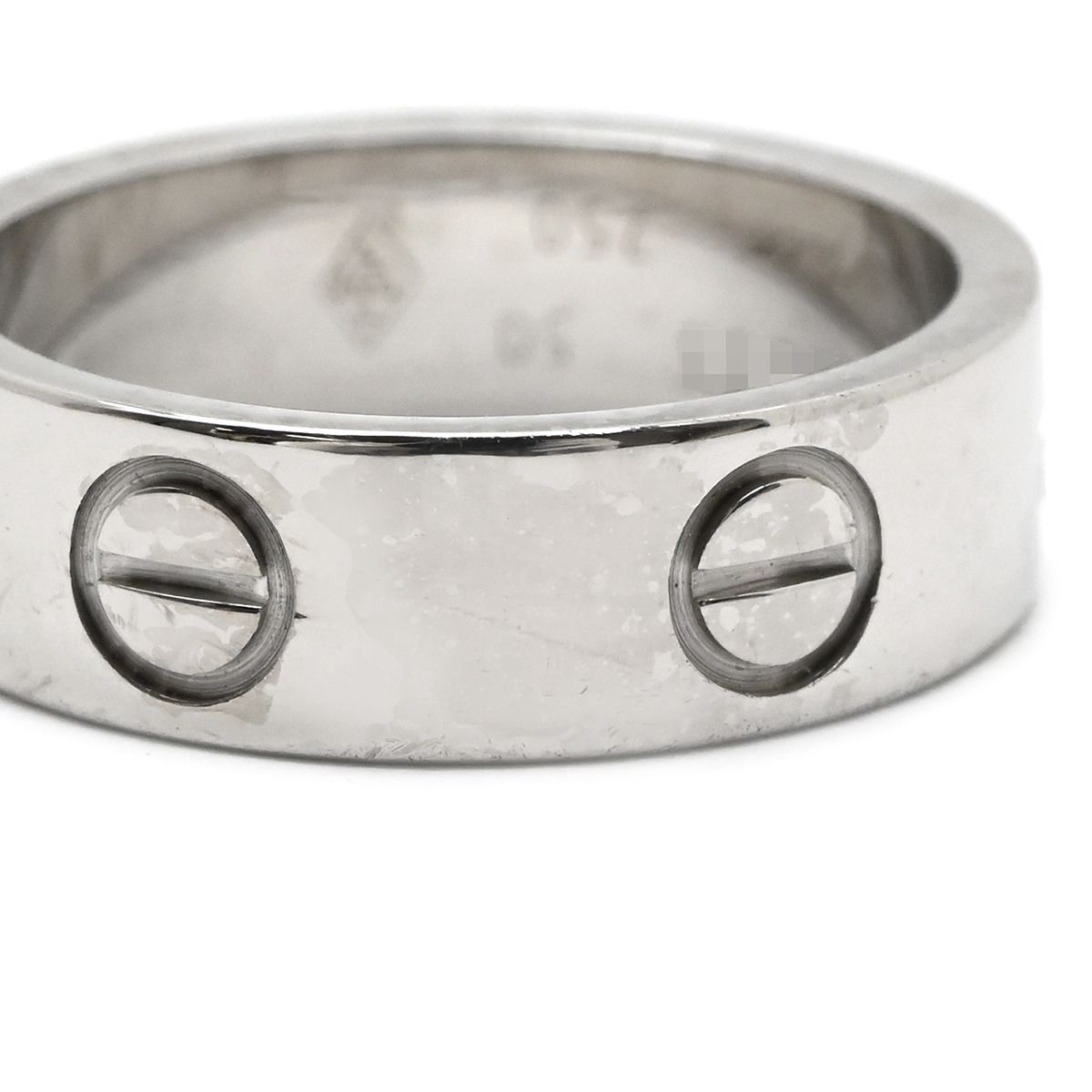 カルティエ Cartier リング 指輪 ラブリング ホワイトゴールド #50