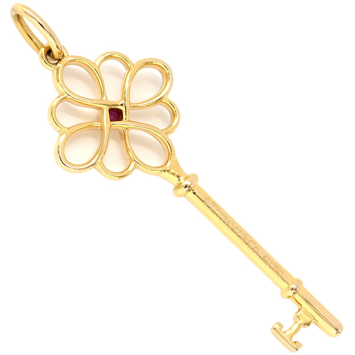 ティファニー Tiffany & Co ペンダントトップ ノットキー ローズ