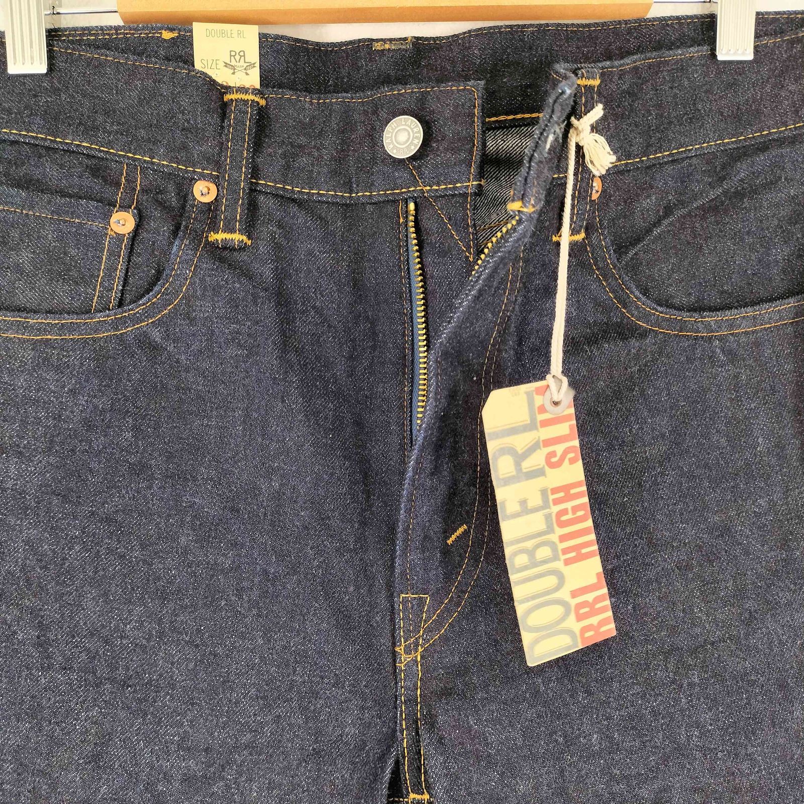 RRL HIGHSLIM EAST-WEST セルビッチ32 x 30 RRL HIGHSLIM EAST-WEST セルビッチ32 x 30 High Slim East-West