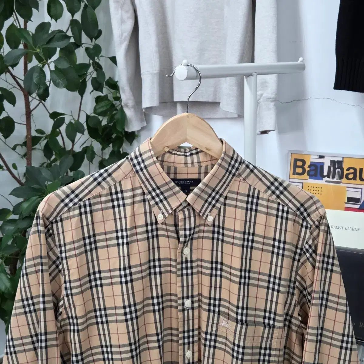 バーバリー ボタンダウン ノヴァチェック シャツ M - メルカリ