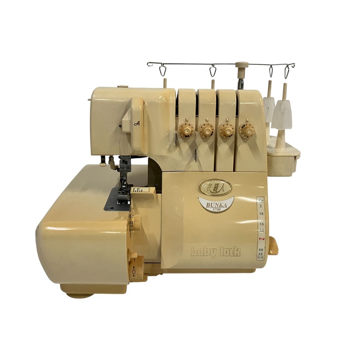JUKI 衣縫人baby look BUNKA 5700 ロック ミシン 中古 B10676749
