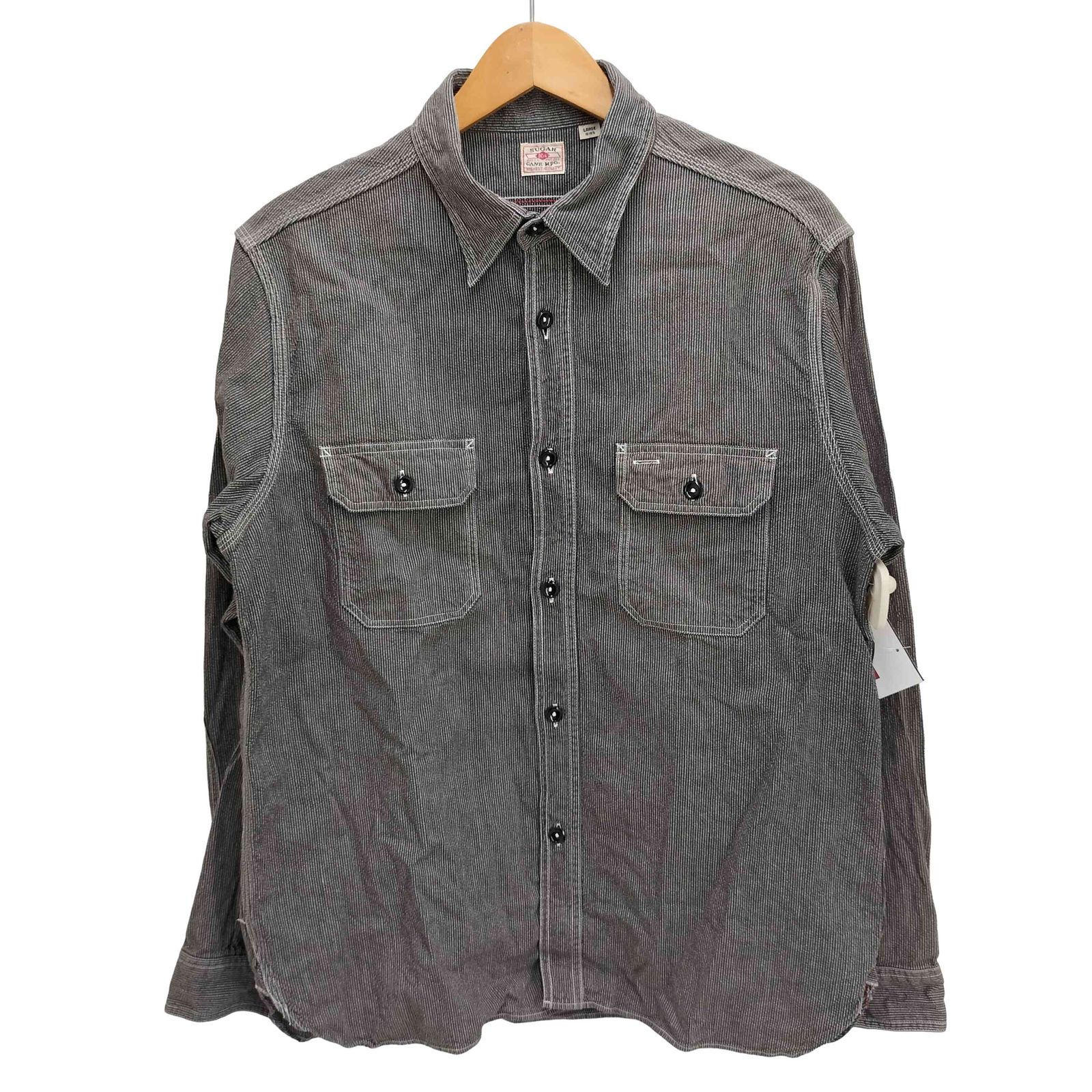SUGAR CANE(シュガーケーン) JEAN CORD WORK SHIRT メンズ JPN：L 【中古】【ブランド古着バズストア】 シュガーケーン SUGAR CANE JEAN CORD WORK SHIRT メンズ JPN：L