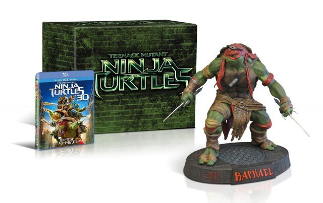 ミュータント タートルズ 3 D 2 Dブルーレイ DVD特典ディスク ラファエロBOX 組 Blu ray