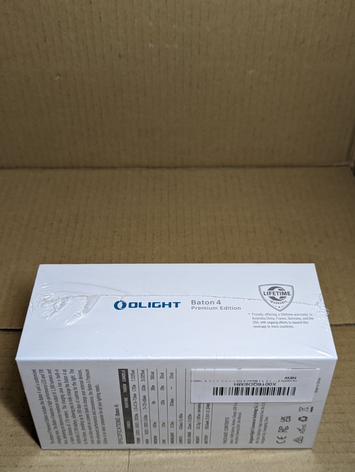  OLIGHT Baton 4 Kitフラッシュライト 1300ルーメン 懐中電灯 ハンディライト ライト ランタン