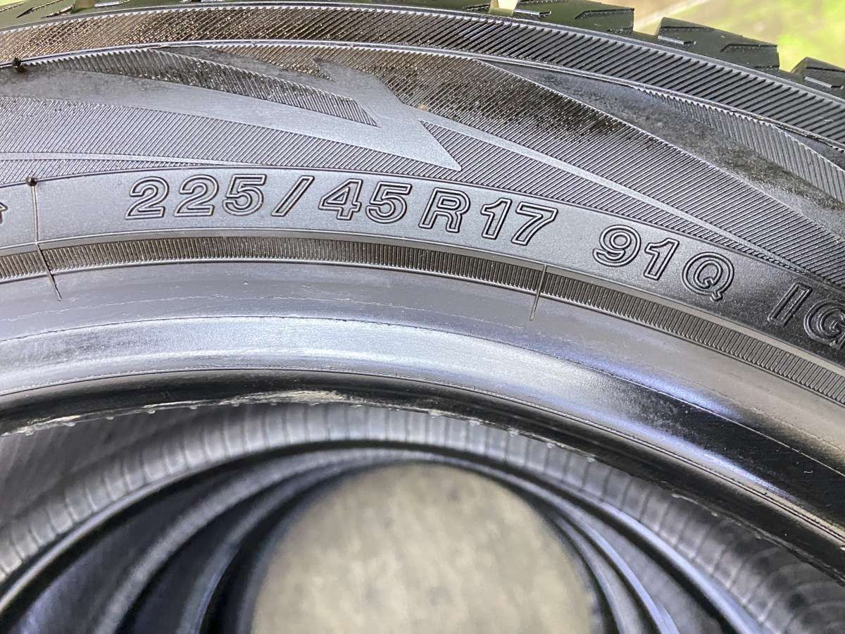 225/45R17 nヨコハマ アイスガード iG70 n中古タイヤ スタッドレス 