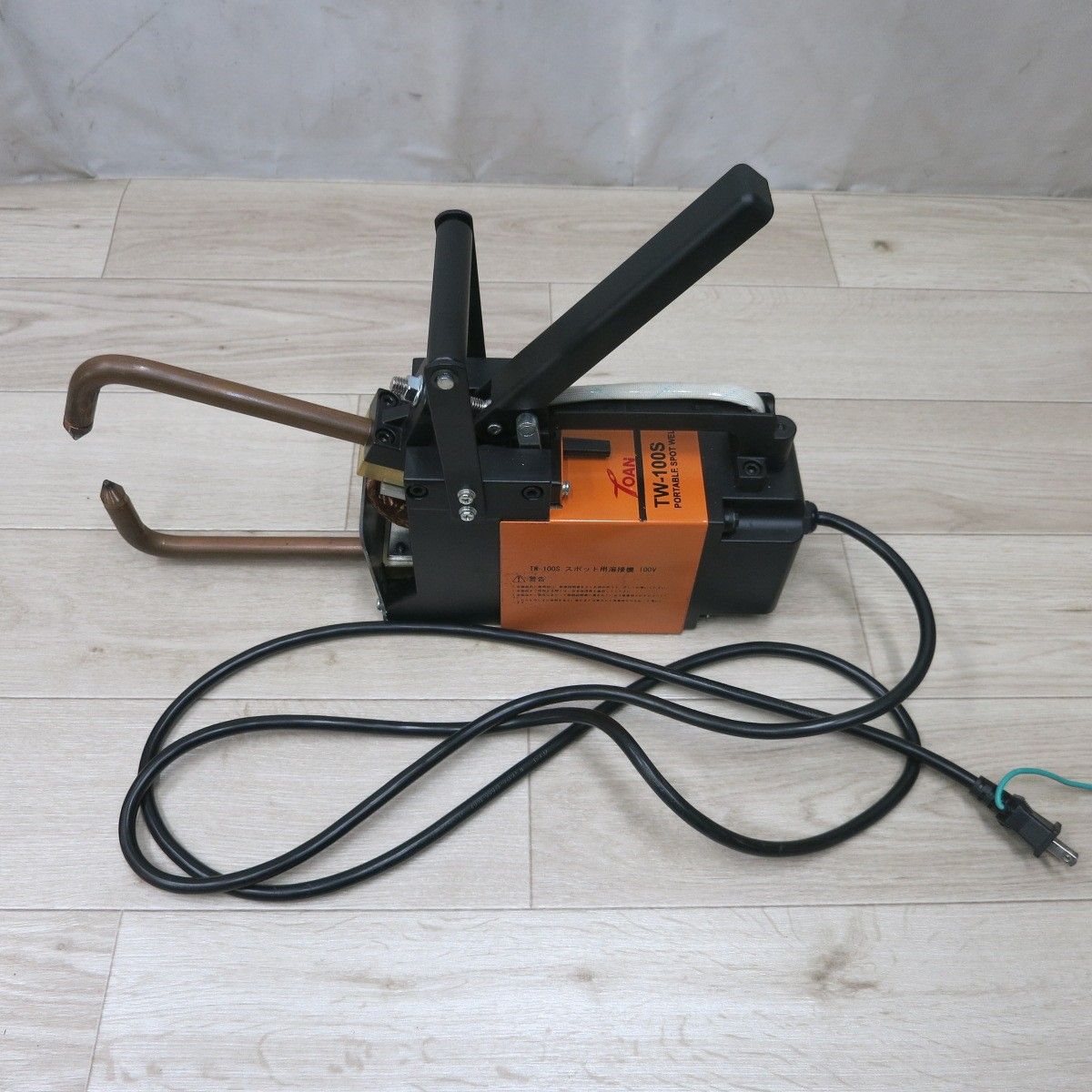 ◆TOAN スポット 用 溶接機 TW-100 S ポータブル タイプ 周波数 50|60 Hz コード 式 東安◆