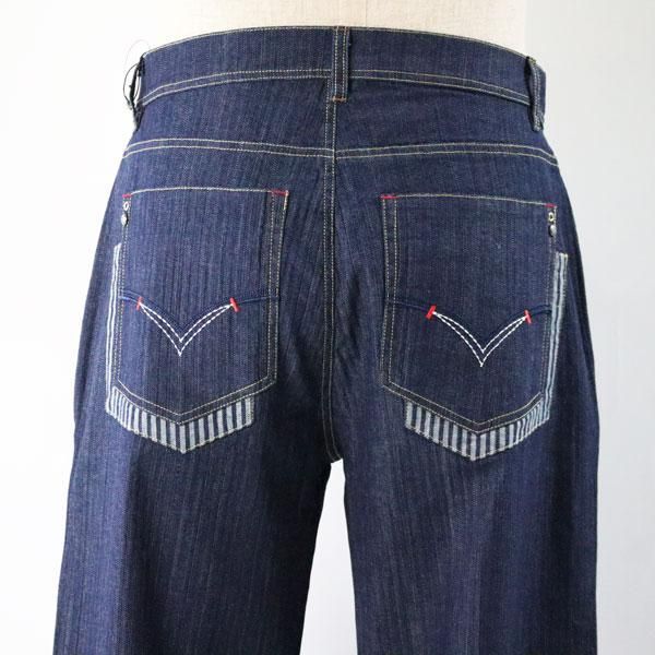 種類6:グレー/W100 パジェロ デニムパンツ 51-5101-07 1タック ズボン